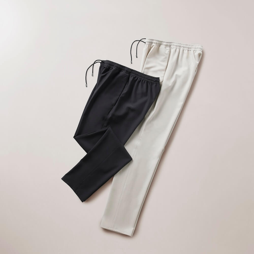 ジャブスアルキヴィオ / 【BR別注】SILKY TWILL ノープリーツ リラックスパンツ/MANFREDO A3737