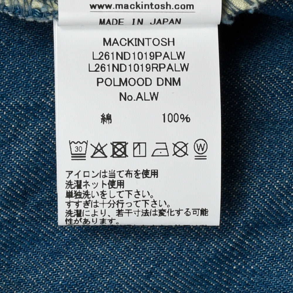 MACKINTOSH（マッキントッシュ）  POLMOOD DNM ツープリーツベルテッドデニム