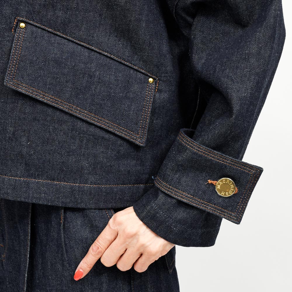MACKINTOSH（マッキントッシュ）  DNM HUMBIE ノーカラーデニムジャケット