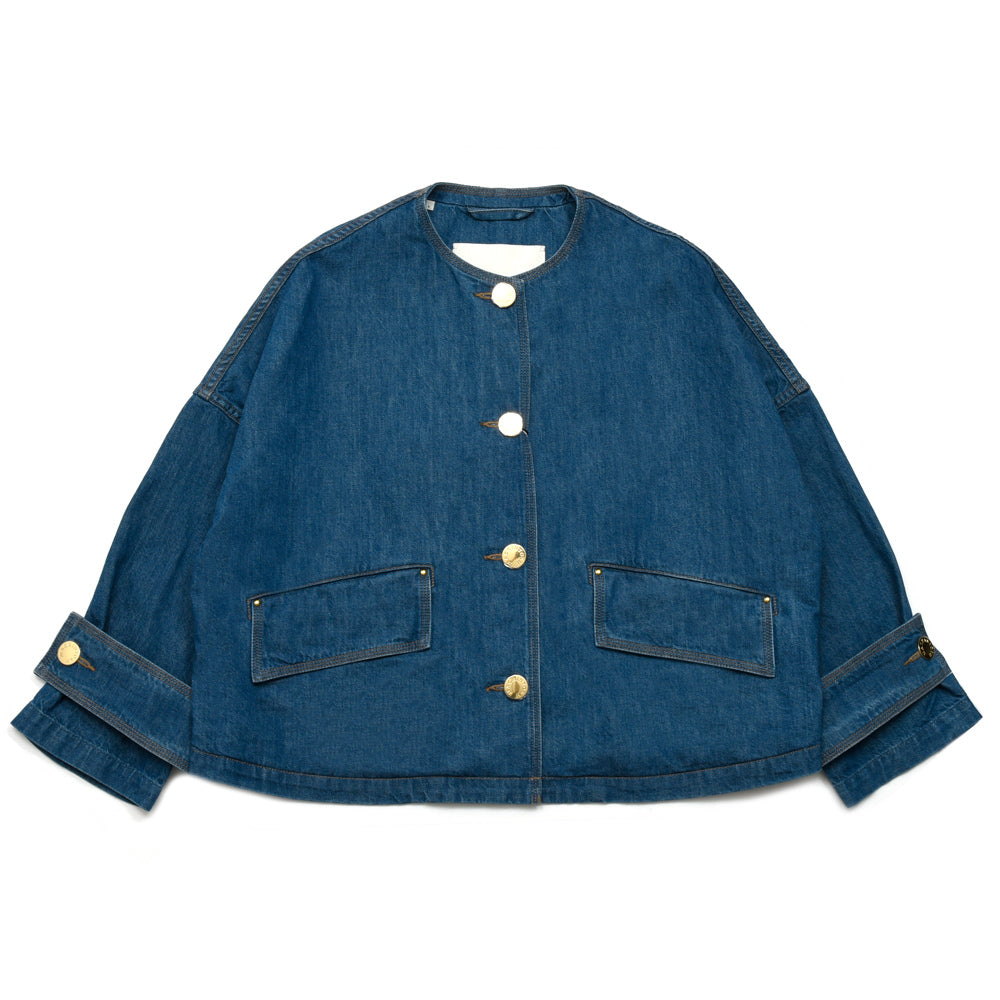 MACKINTOSH（マッキントッシュ）  DNM HUMBIE ノーカラーデニムジャケット