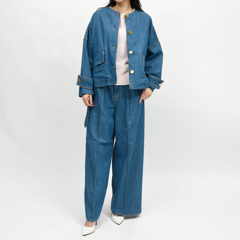 MACKINTOSH（マッキントッシュ）  DNM HUMBIE ノーカラーデニムジャケット