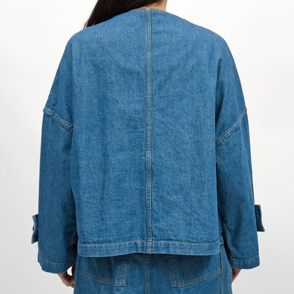 MACKINTOSH（マッキントッシュ）  DNM HUMBIE ノーカラーデニムジャケット
