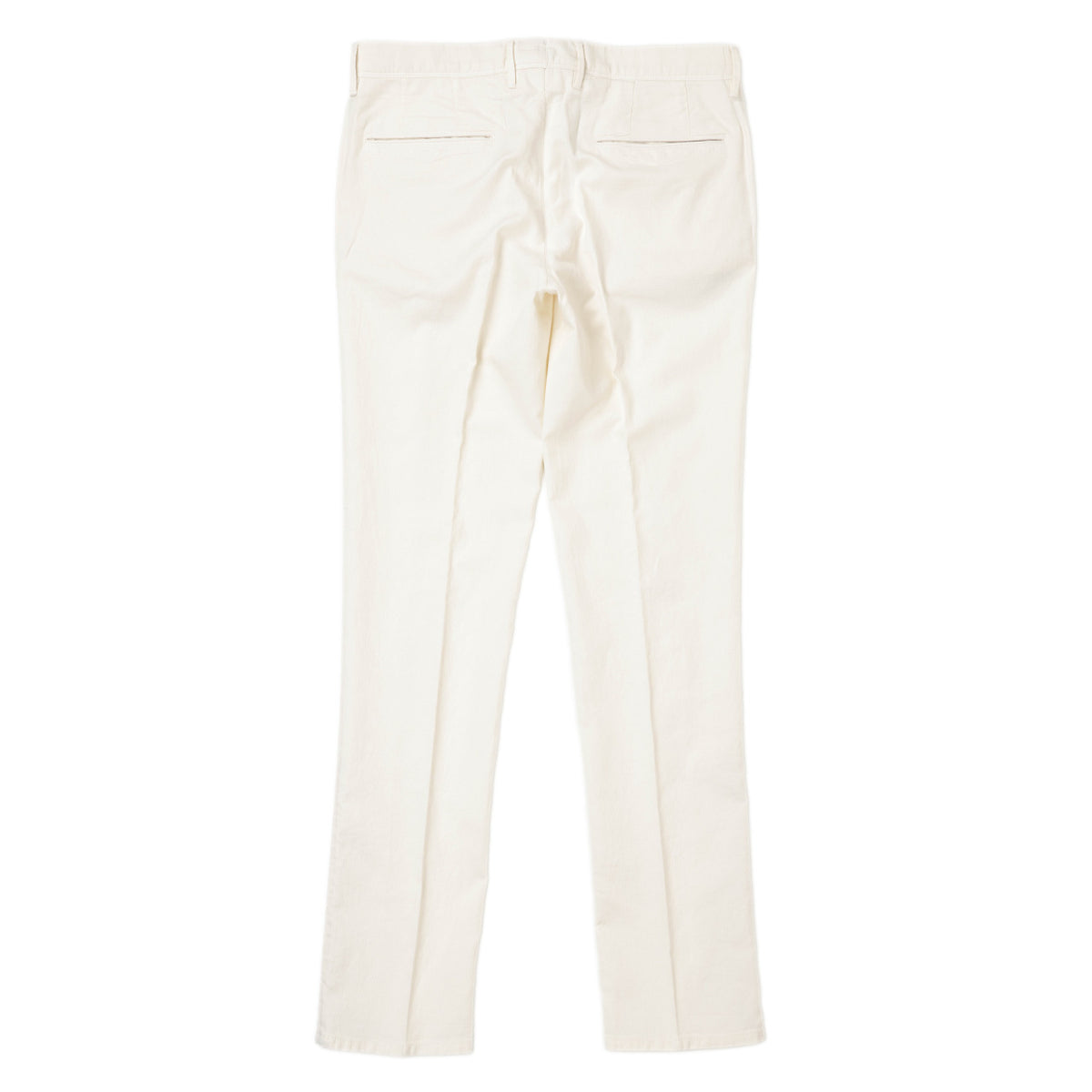 インコテックス / コットン リネン ウォッシュド ストレッチ パンツ / SLIM FIT / 18S100 9809A / アイボリー