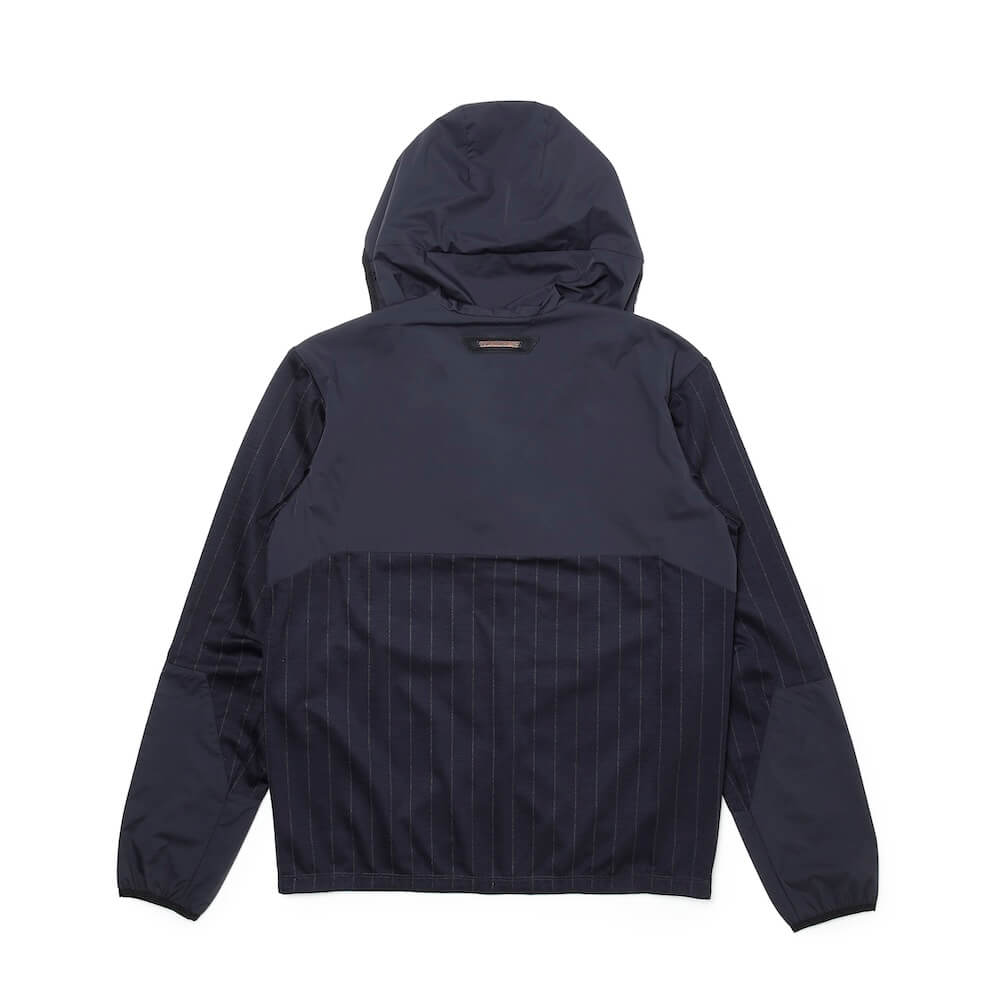シーズ / ストライプ ジャージー ZIPPED HOODIE HYBRID/WH049 TJ232