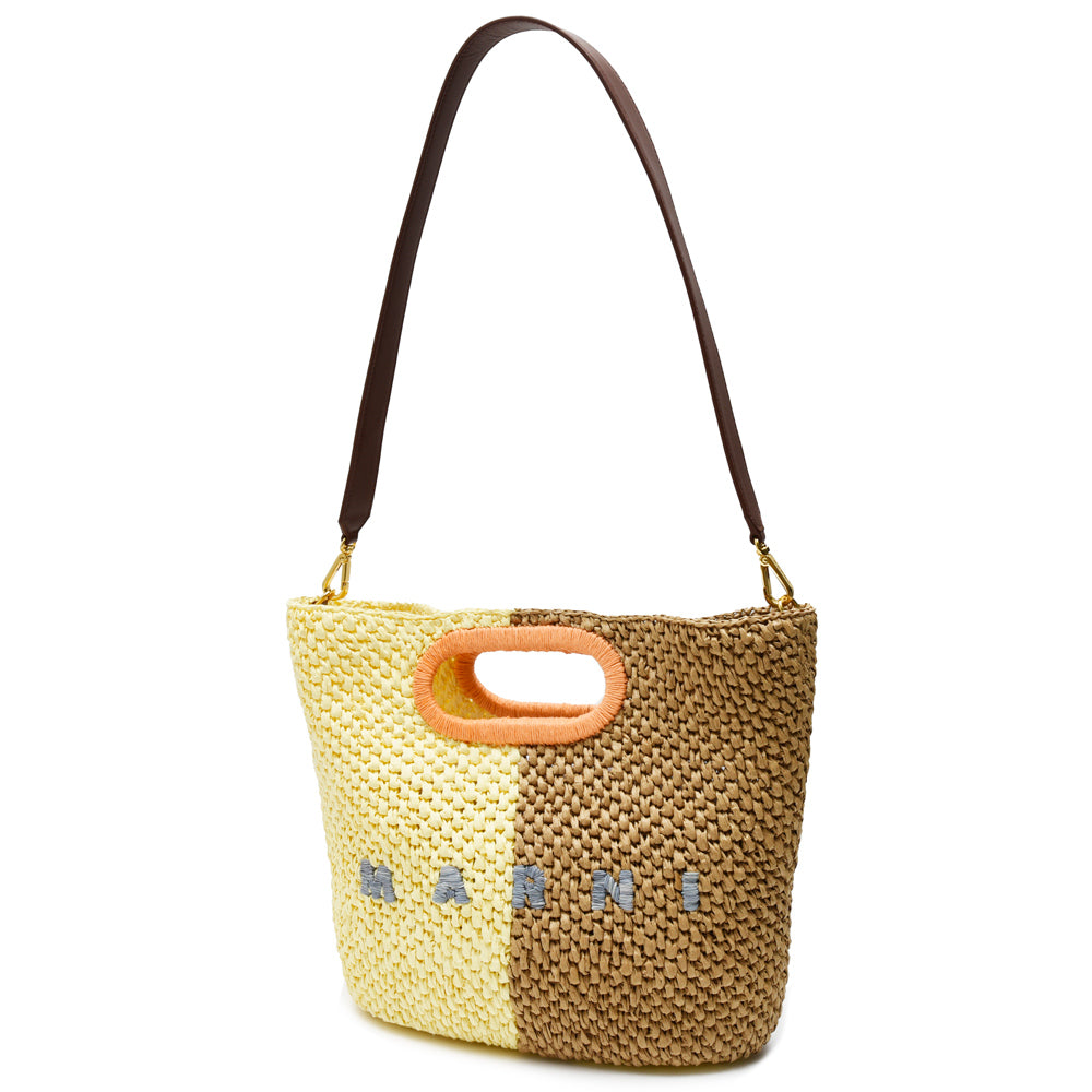MARNI（マルニ）  BMMP0172A0 P9110 ラフィア2WAYトートバッグ
