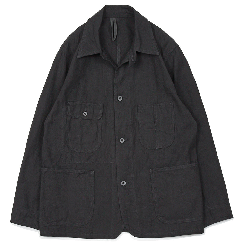 COHERENCE コヒーレンス JACKSON リネンコットン LINEN/COTTON CHEVRON ワークジャケット