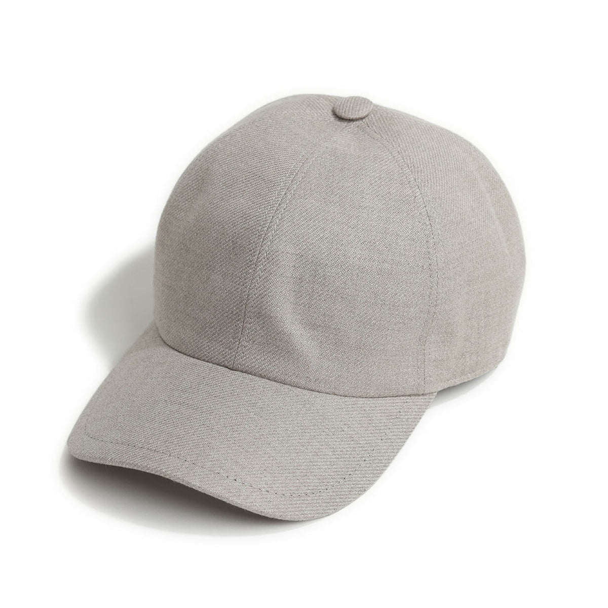 サンニーノ / コットン カシミヤ シルク 6パネル ベースボールキャップ Loro Piana RAIN SYSTEM CAP1 SA-07-261-03 / ベージュ