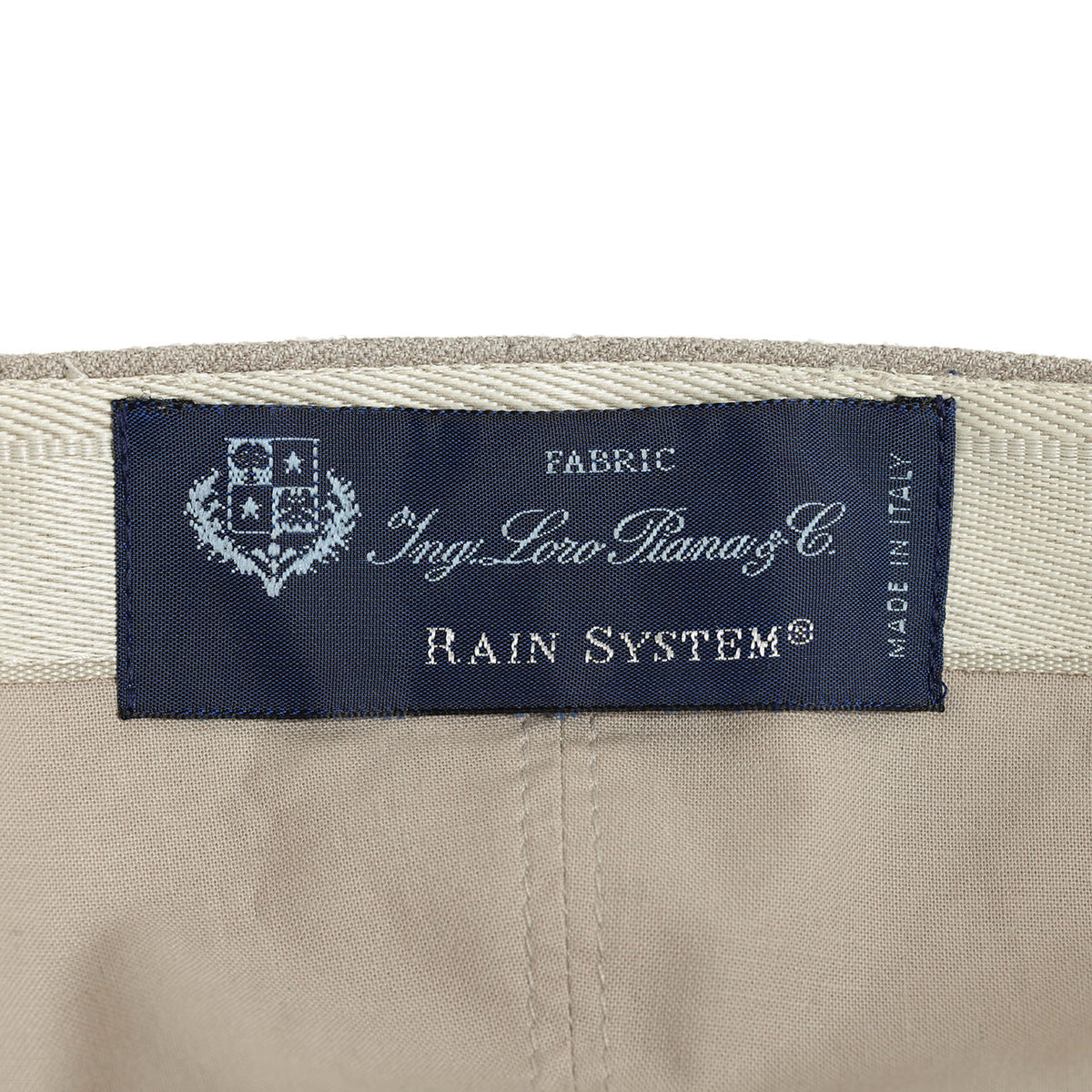 サンニーノ / コットン カシミヤ シルク 6パネル ベースボールキャップ Loro Piana RAIN SYSTEM CAP1 SA-07-261-03 / ベージュ
