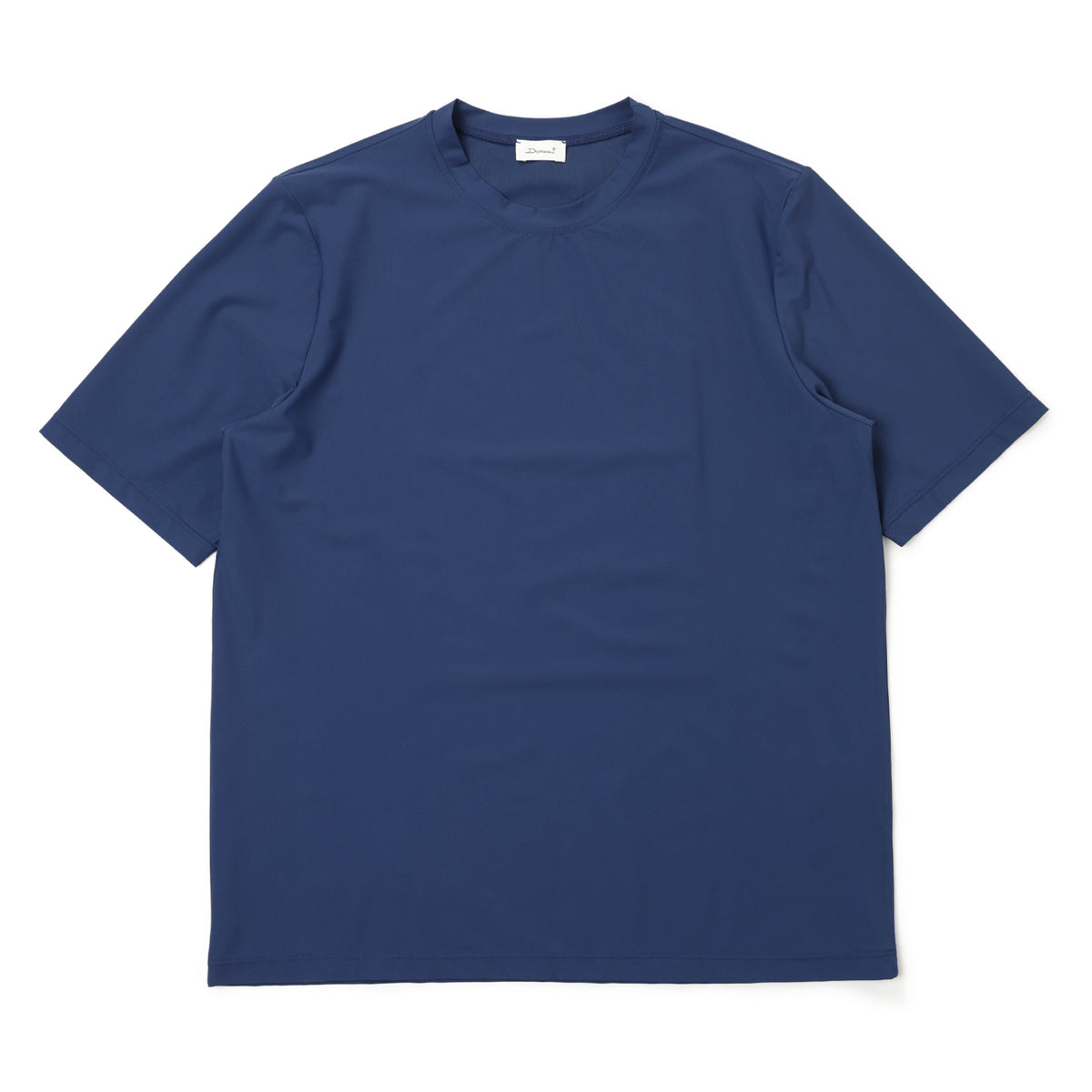 ドリアーニ / ポリエステル ストレッチ ドライタッチ  クルーネック カットソー / 868/-1,5 T / ブルー