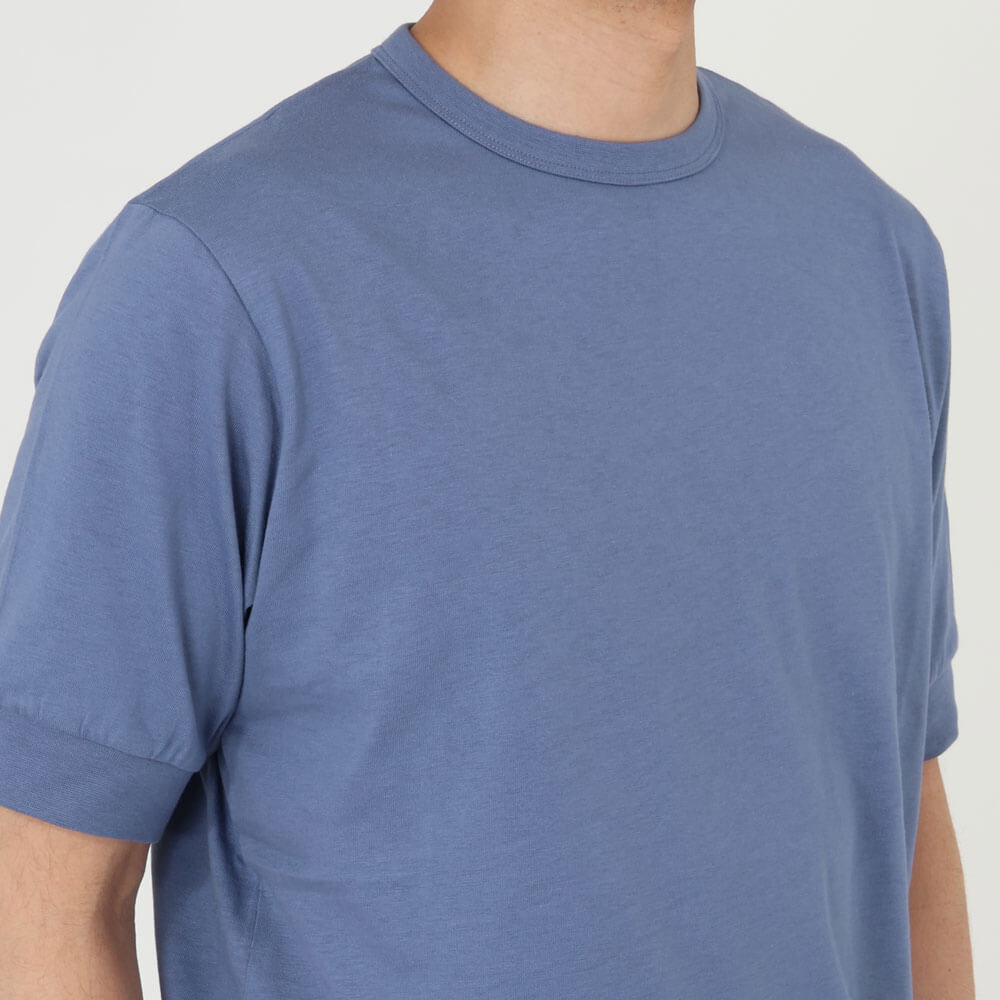 アンティーチポ / スムースコットン クルーネック ショートスリーブ Tシャツ/NEBBIOLO/smooth