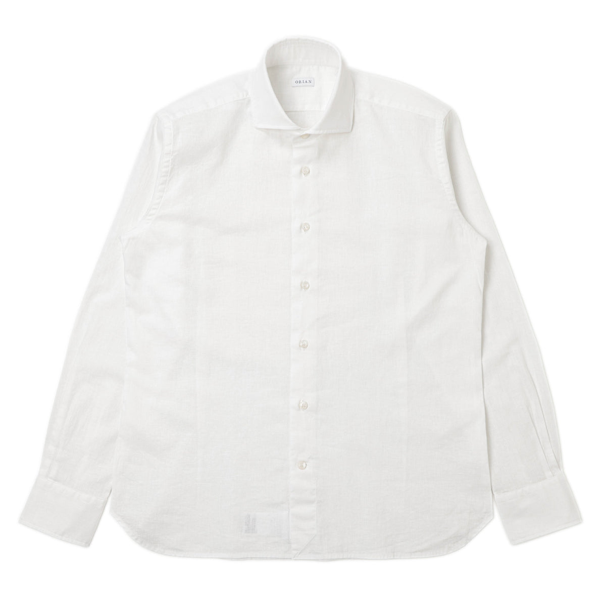 オリアン / Vintage ワイドカラー リネンコットン シャツ 長袖 前開き 製品洗い/SLIM FIT/JH90 02U489 10