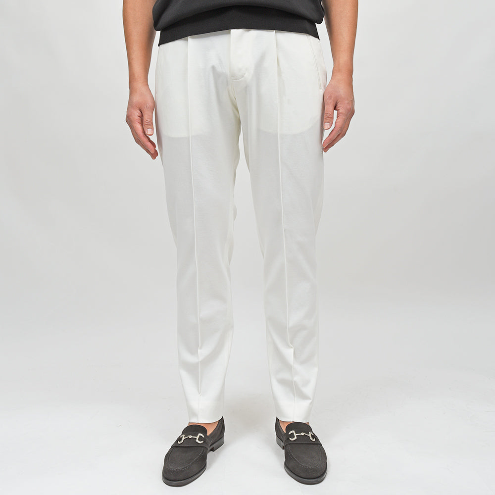 PT TORINO（ピーティー トリノ） NEW BERLIN サマージャージー ストレッチ 永久クリース 1プリーツパンツ SOFT FIT/VD02