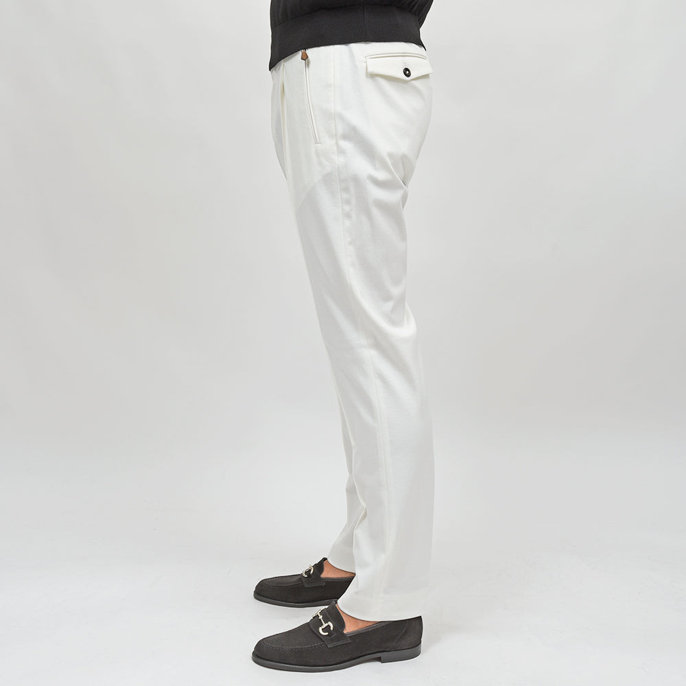 PT TORINO（ピーティー トリノ） NEW BERLIN サマージャージー ストレッチ 永久クリース 1プリーツパンツ SOFT FIT/VD02