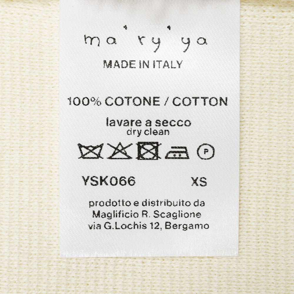 ma'yr'ya（マリア） YSK066 ノーカラーニットコート