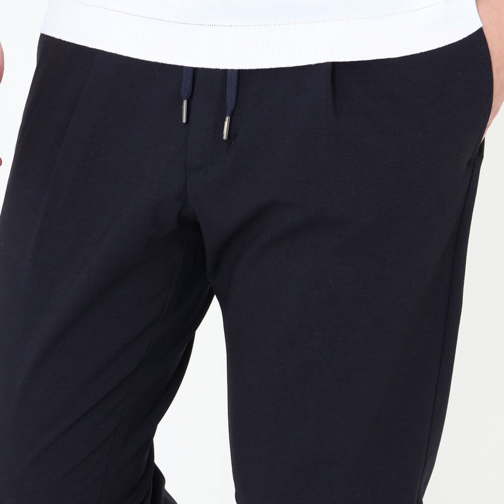 ヘルノ / BI-STRETCH WOOL 1プリーツ リラックスパンツ/PT000180U 33488
