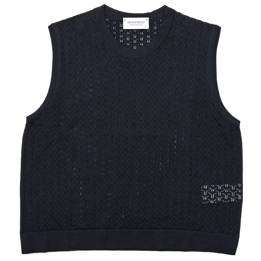 JOHN SMEDLEY（ジョンスメドレー）  RIDLEY レースノースリーブトップ