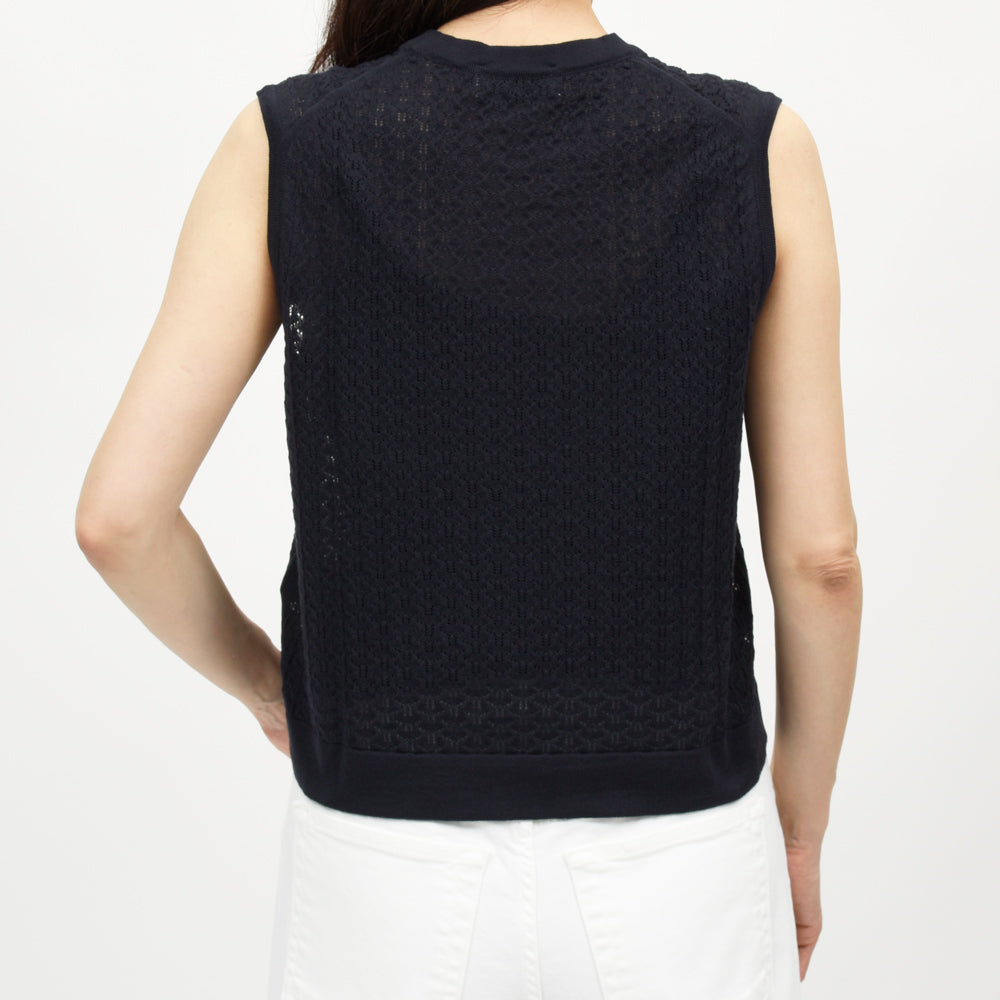 JOHN SMEDLEY（ジョンスメドレー）  RIDLEY レースノースリーブトップ