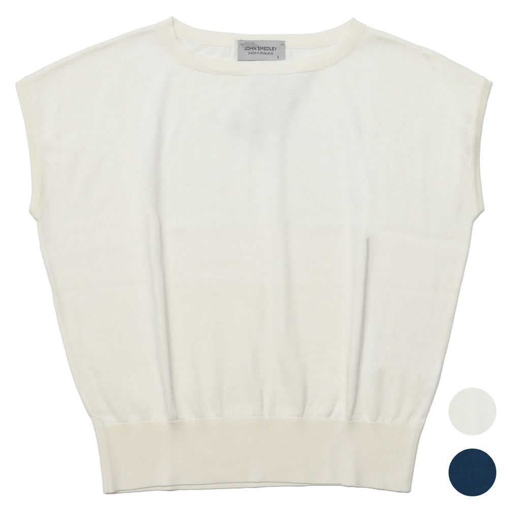 JOHN SMEDLEY（ジョンスメドレー）  S4832 フレンチスリーブニット