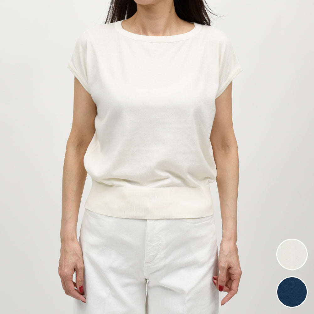 JOHN SMEDLEY（ジョンスメドレー）  S4832 フレンチスリーブニット
