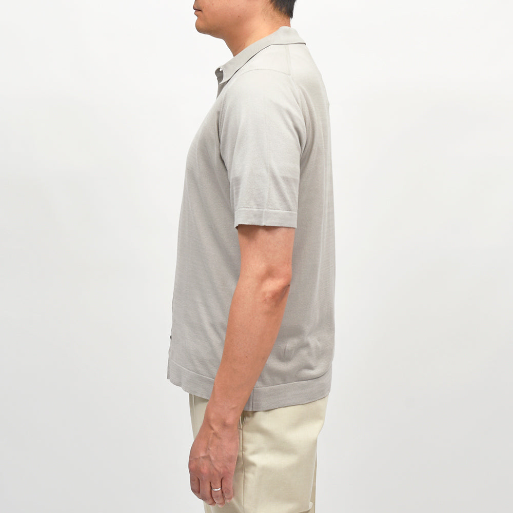 JOHN SMEDLEY（ジョンスメドレー） FOLKE シーアイランドコットン 30ゲージ ニットシャツ EASY FIT