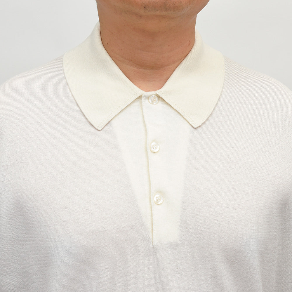 JOHN SMEDLEY（ジョンスメドレー） ISIS シーアイランドコットン 30ゲージ ニットポロシャツ EASY FIT