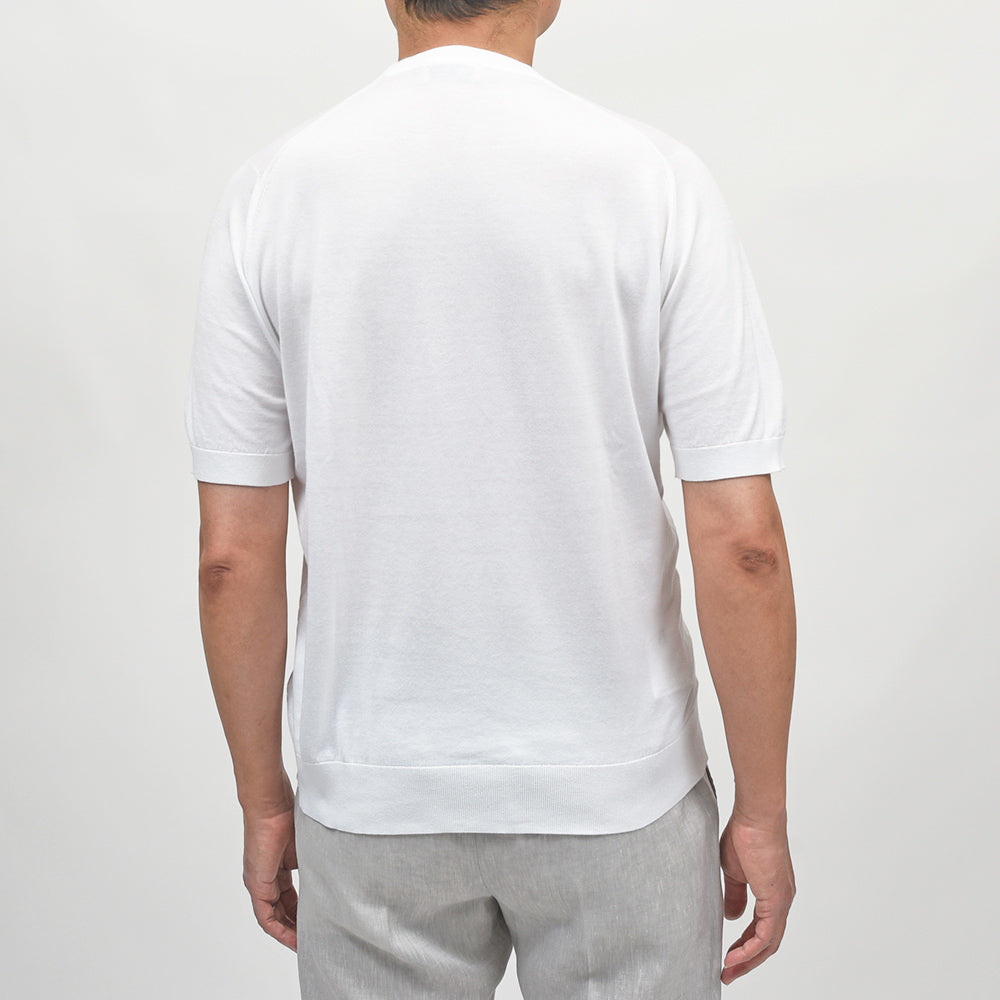 JOHN SMEDLEY（ジョンスメドレー） KEMPTON シーアイランドコットン 30ゲージ クルーネックニット EASY FIT