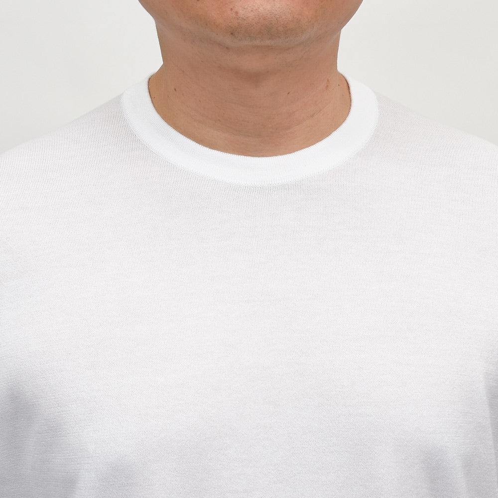 JOHN SMEDLEY（ジョンスメドレー） KEMPTON シーアイランドコットン 30ゲージ クルーネックニット EASY FIT