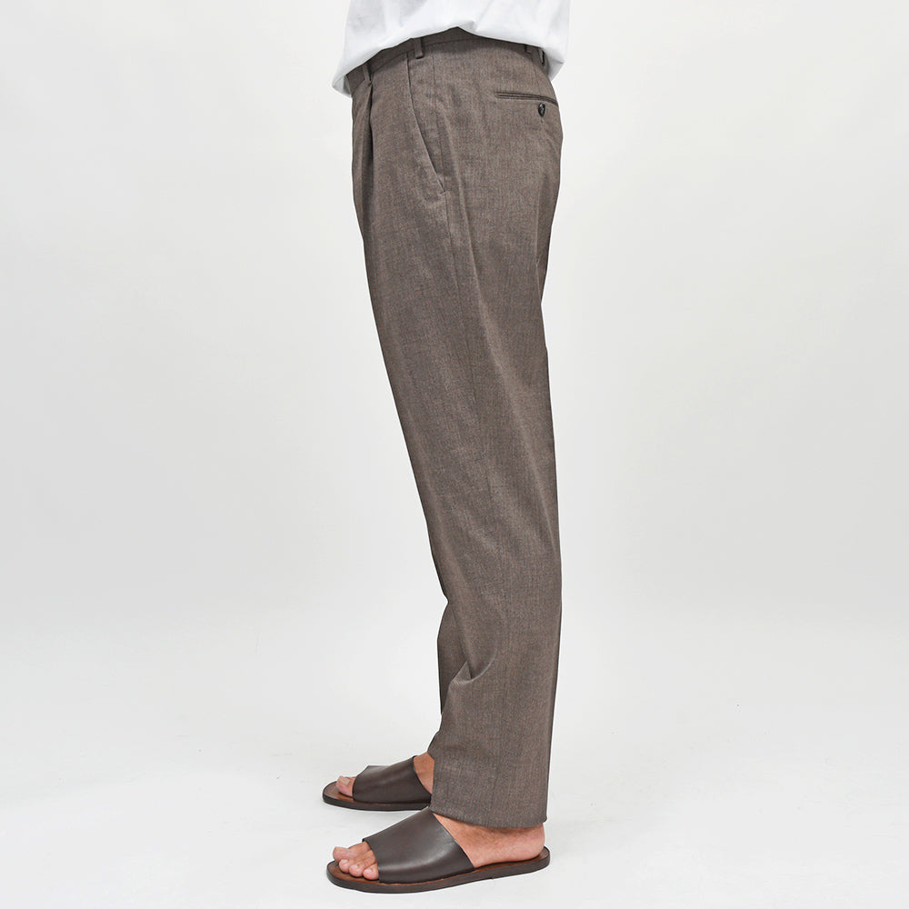PT TORINO（ピーティートリノ） ヴァージンウールコットン ストレッチ オックス 1プリーツパンツ UNION FIT/MA38