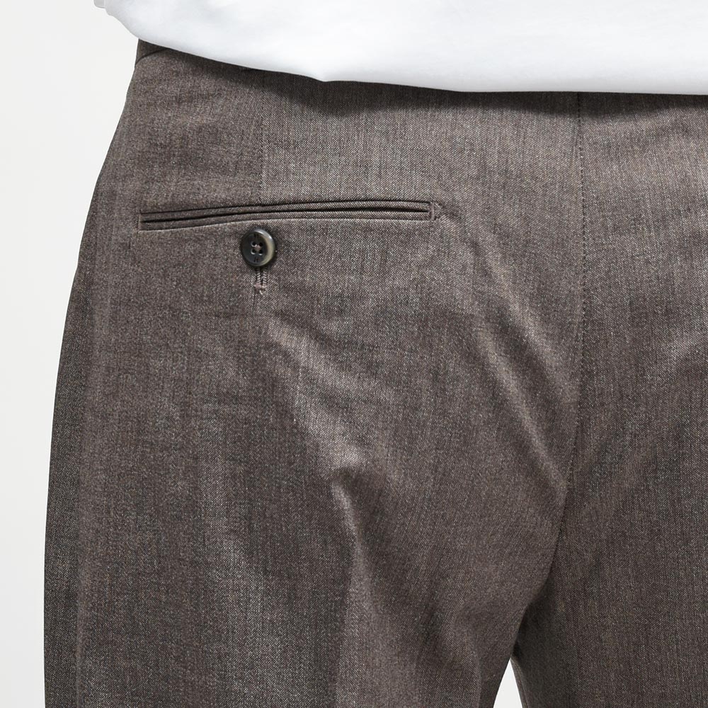 PT TORINO（ピーティートリノ） ヴァージンウールコットン ストレッチ オックス 1プリーツパンツ UNION FIT/MA38