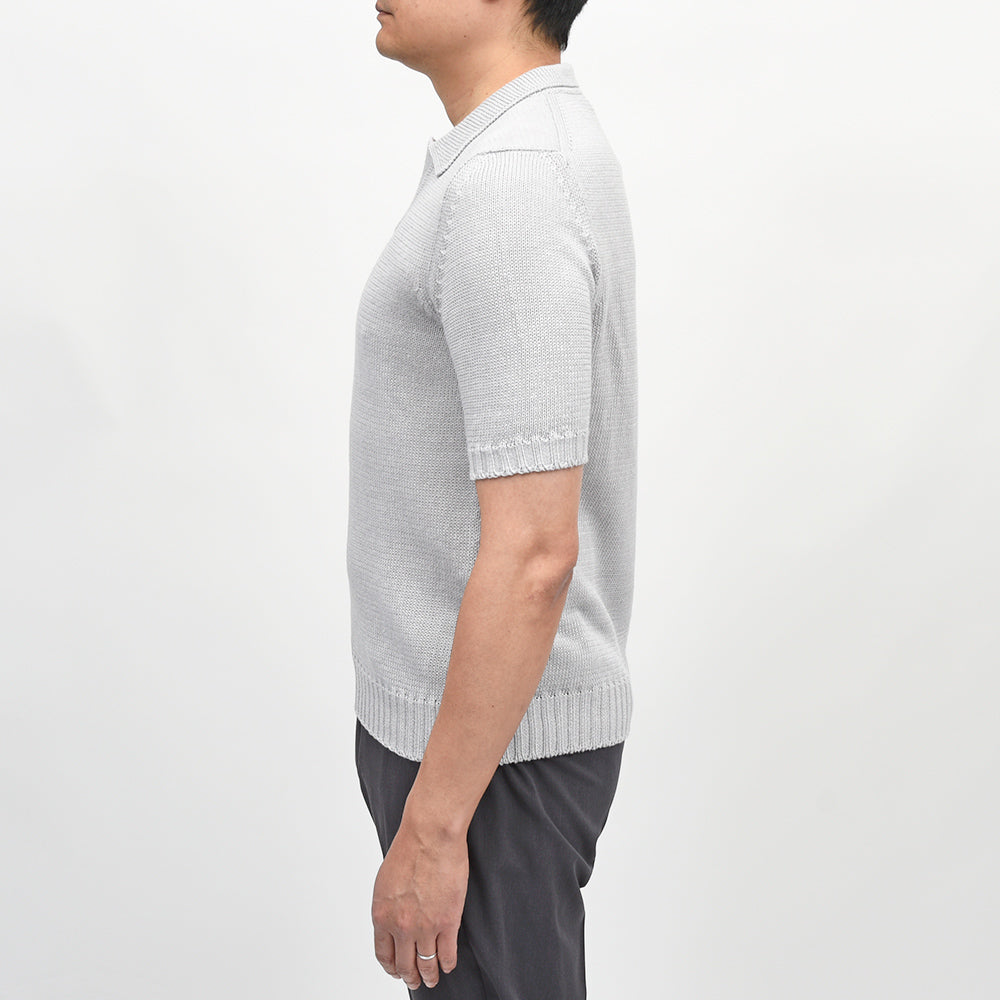 Settefili Cashmere（セッテフィーリ カシミア） リネンコットン スキッパーニットポロ