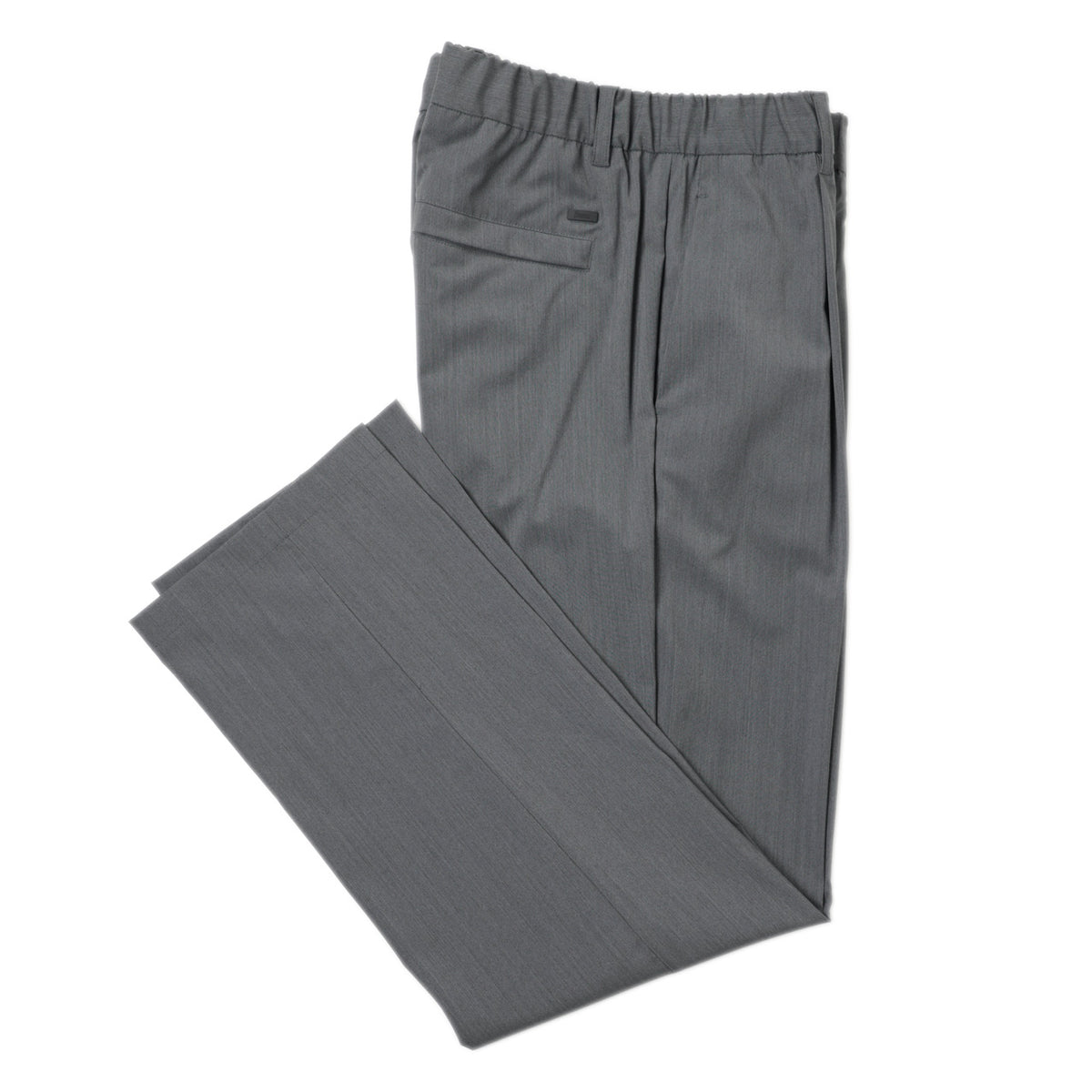 HERNO  ヘルノ テックウール 1プリーツ シャーリングパンツ  PT000183U 9487 チャコールグレー