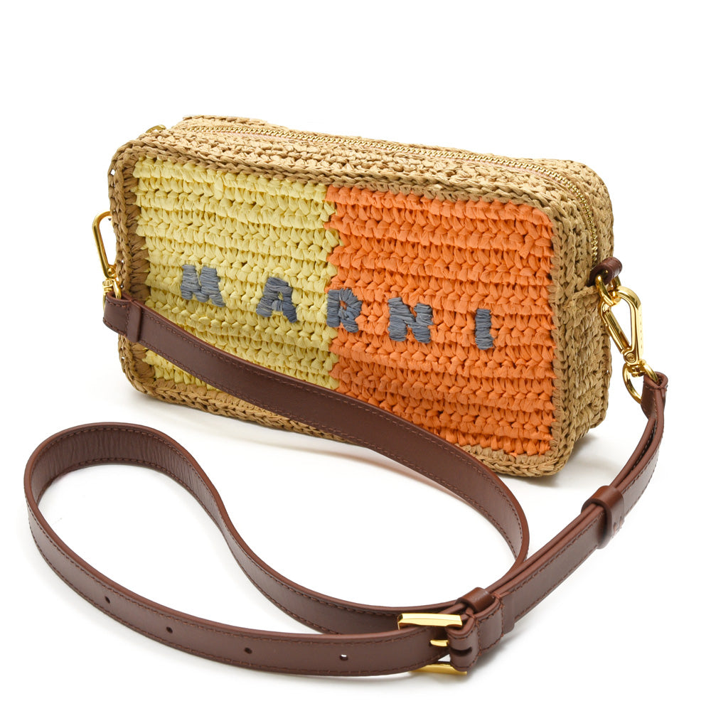 MARNI（マルニ）  SBMP0276U0 P9110 ラフィアシーサイドカメラバッグ