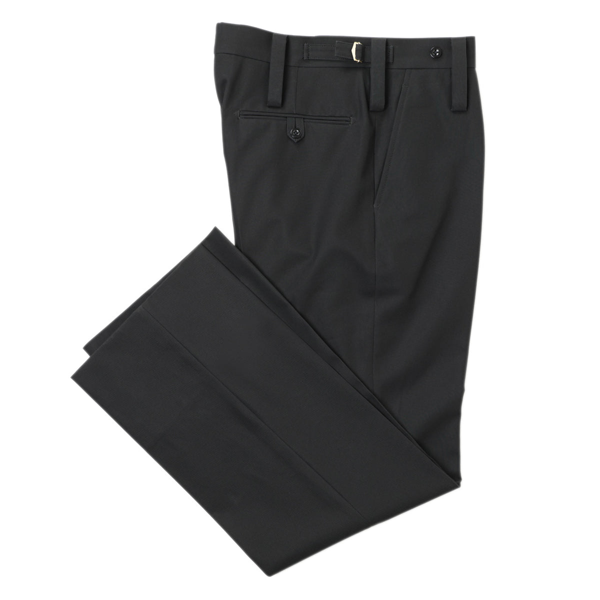 タンジェント / ミリタリー ワイド ストレート コットン パンツ/REGULAR FIT TAN25 PATT BLACK