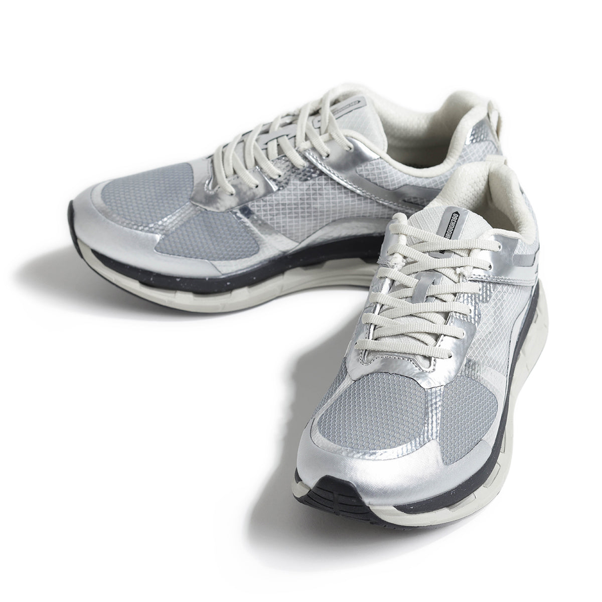 モイスルー360 / VENTIRIS 防水 ボリュームソール スニーカー/M1112M SILVER