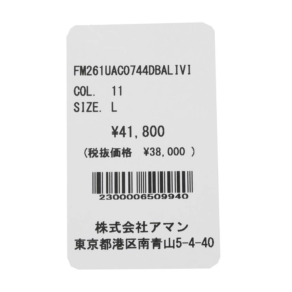 Finamore（フィナモレ） VITTORIO/BALI コットンシャンブレー セミワイドカラーシャツ
