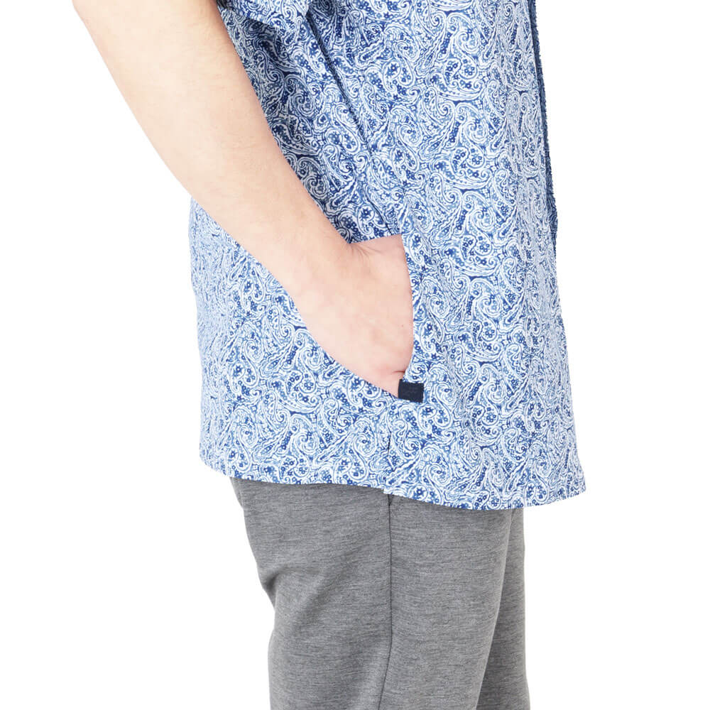 オリアン / 【BR別注】サイドポケット付き プリント ショートスリーブシャツ(FUNCTIONAL GARMENT)/BR_03 AT18