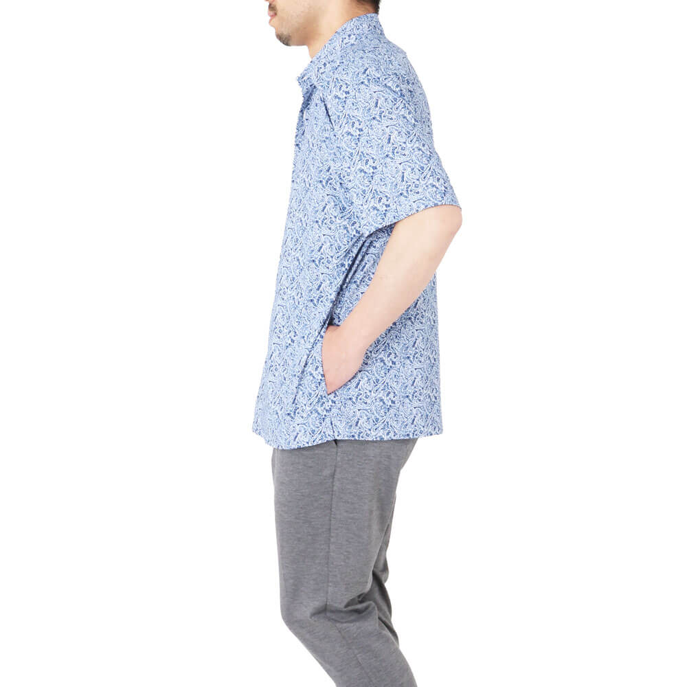 オリアン / 【BR別注】サイドポケット付き プリント ショートスリーブシャツ(FUNCTIONAL GARMENT)/BR_03 AT18