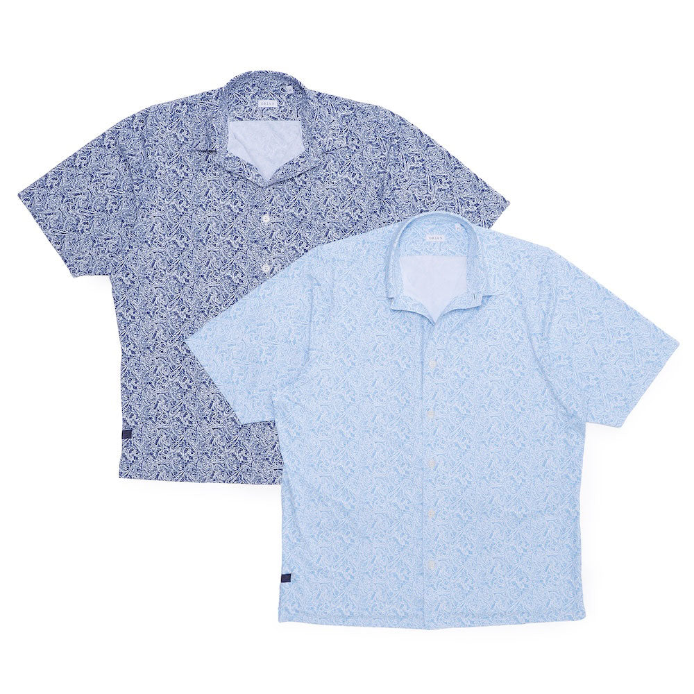 オリアン / 【BR別注】サイドポケット付き プリント ショートスリーブシャツ(FUNCTIONAL GARMENT)/BR_03 AT18