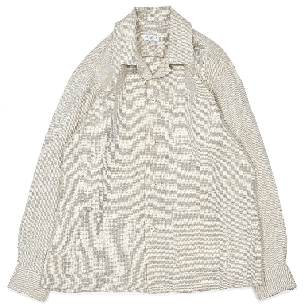 Salvatore Piccolo（サルヴァトーレ ピッコロ） WORK JACKET リネン ツイル ワークシャツジャケット