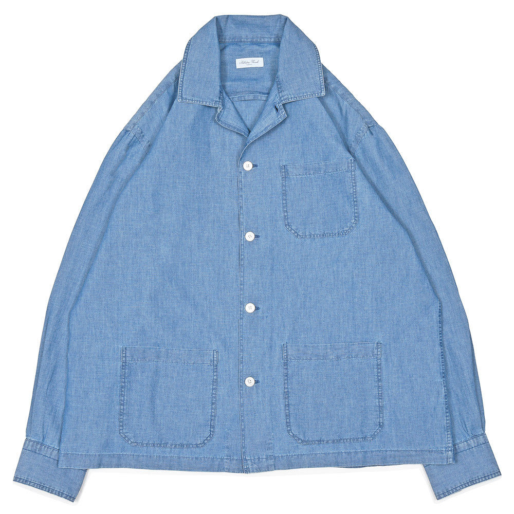 Salvatore Piccolo（サルヴァトーレ ピッコロ） WORK JACKET コットン シャンブレー ワークシャツジャケット
