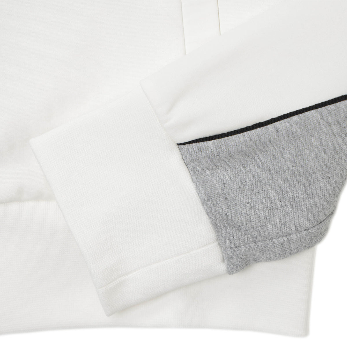 ピーエムディーエス / コットン ポリエステル ジップアップ パーカー/ABEL JK3849 T773 WHITE/GRAY