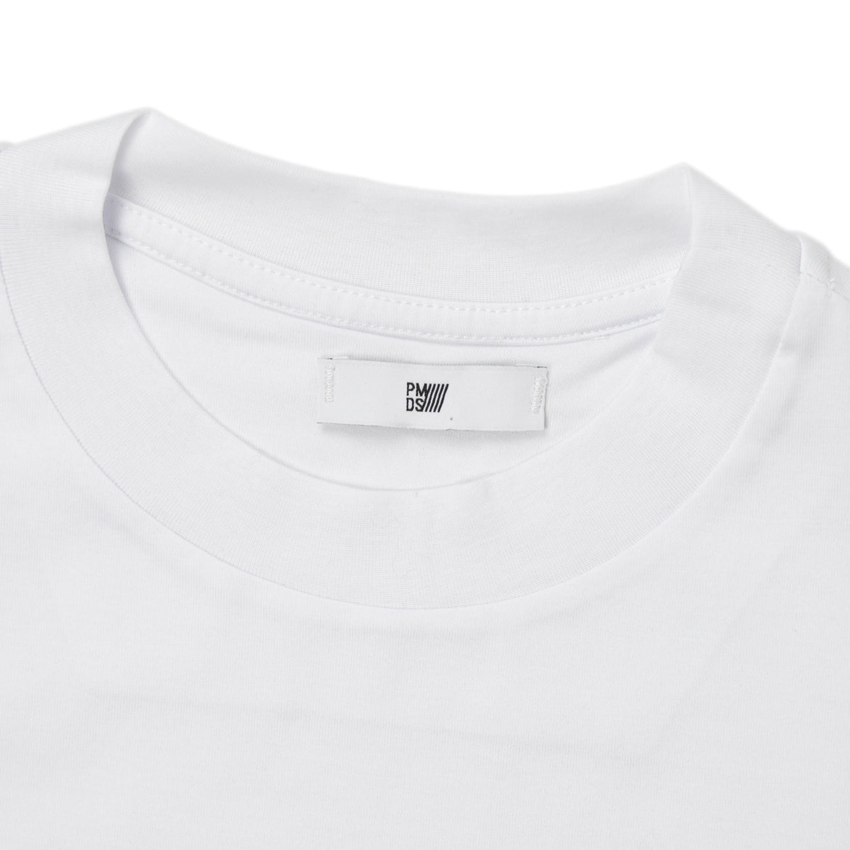 ピーエムディーエス / コットン クルーネック Tシャツ ワンポイントタグ/NUBY TS337 0010