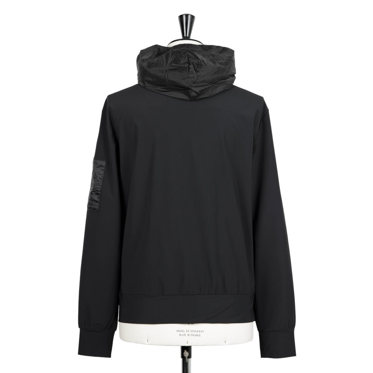 ピーエムディーエス / リップストップナイロン ストレッチ ジャージ パーカー/SIPHO FL SW743 T568 BLACK