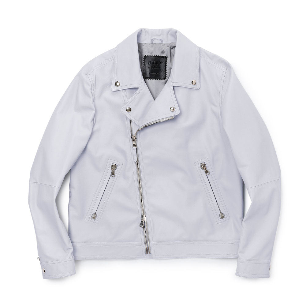 エンメティ / 【着数限定販売】BR別注 スペシャルナッパレザー ダブルライダース/GABRIELE_BR/L.LAVENDER