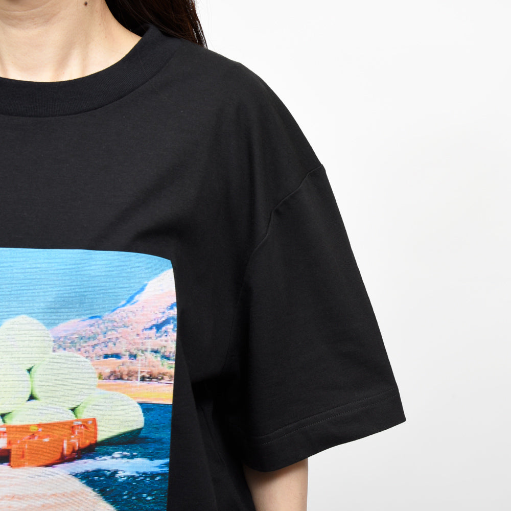 PLAN C（プランシー）  62241003 コットンプリントTシャツ