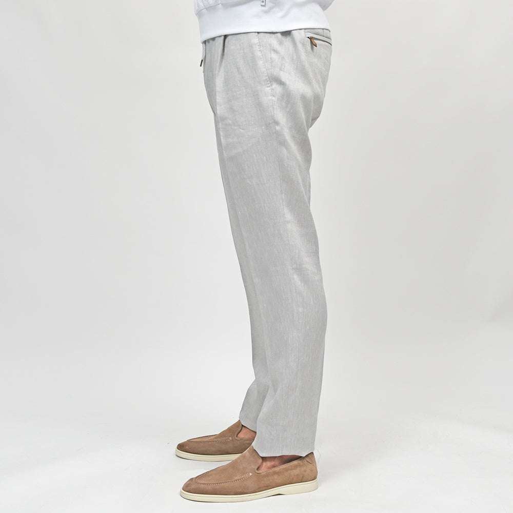 PT TORINO（ピーティー トリノ） リネン 1プリーツシャーリングパンツ SOFT FIT/BB58