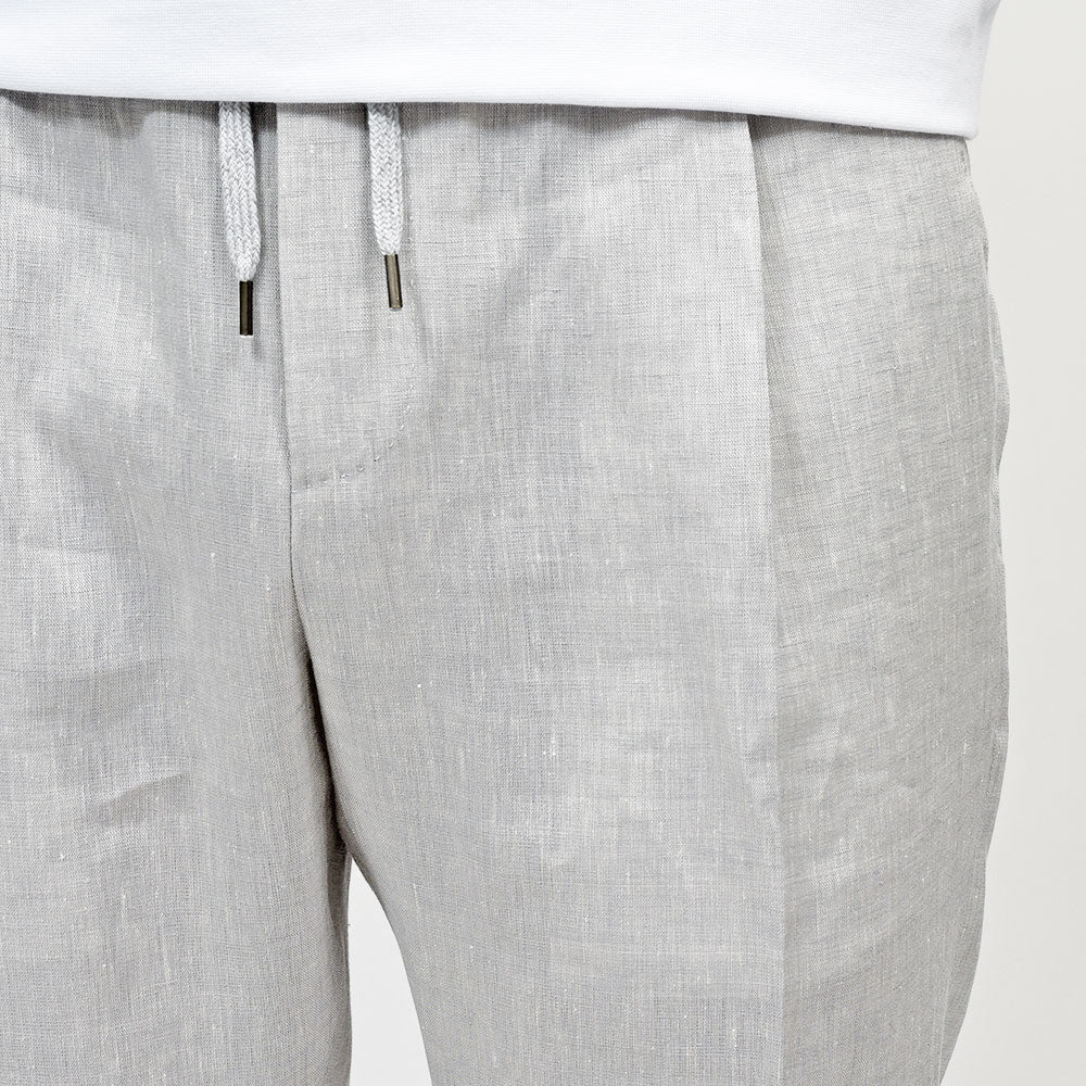 PT TORINO（ピーティー トリノ） リネン 1プリーツシャーリングパンツ SOFT FIT/BB58