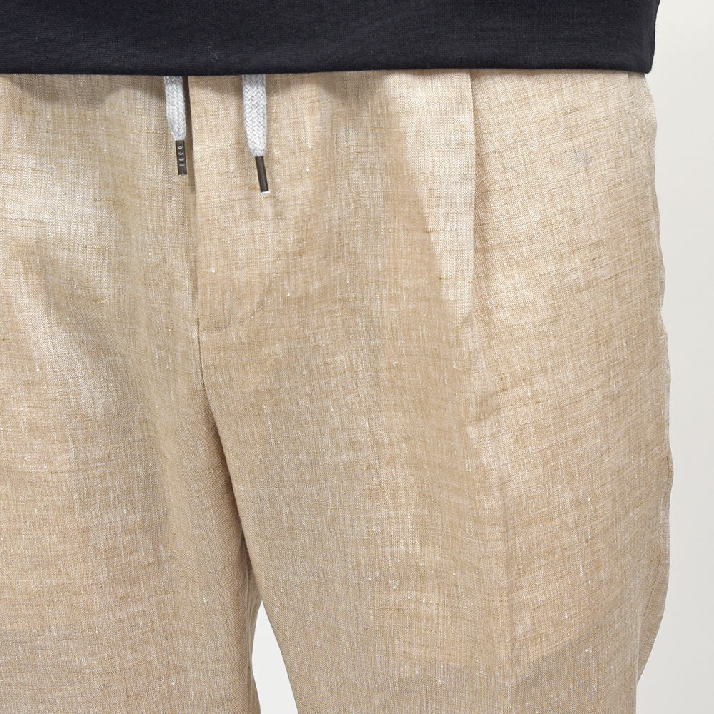 PT TORINO（ピーティー トリノ） リネン 1プリーツシャーリングパンツ SOFT FIT/BB58