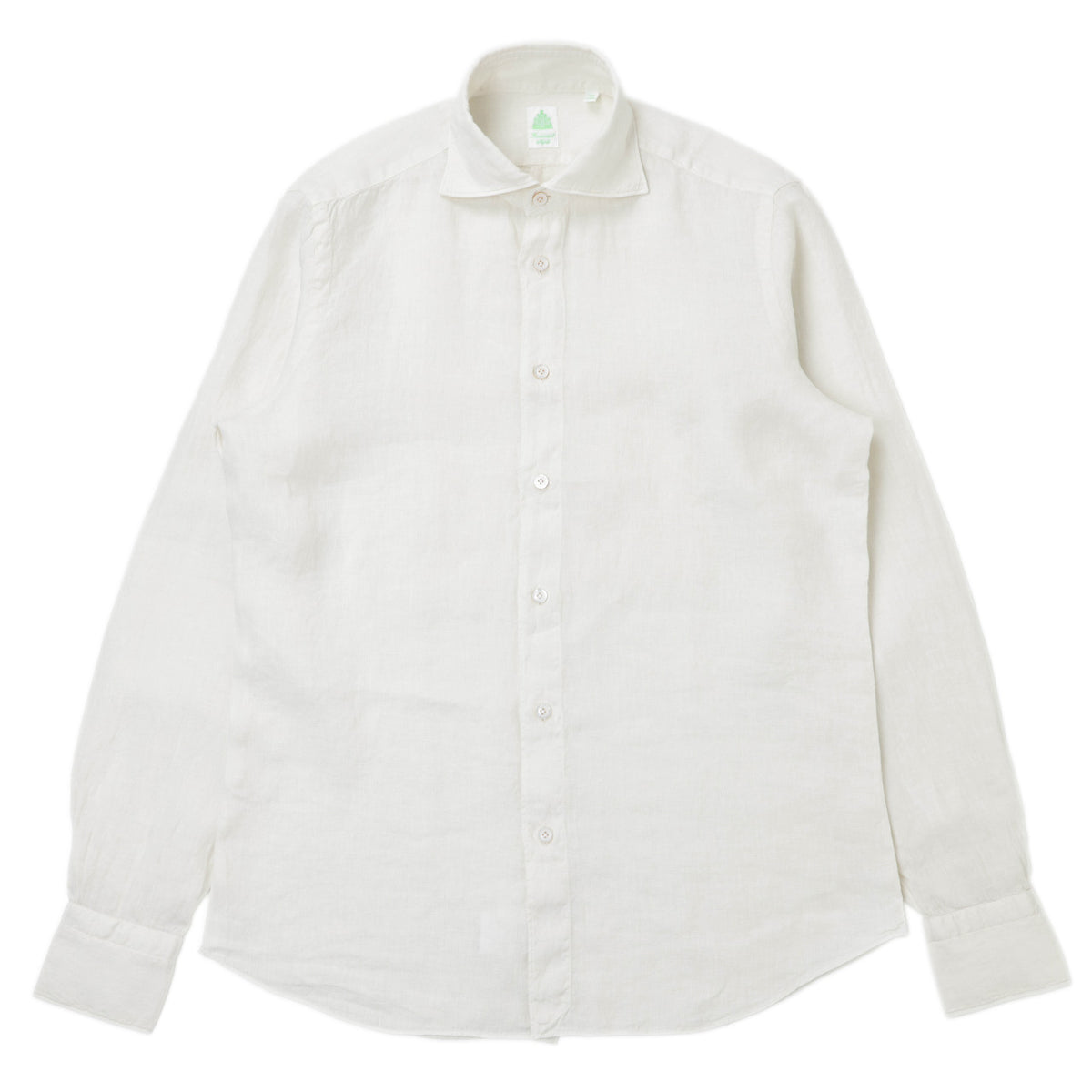 フィナモレ / SIMONE BALI カッタウェイ リネンシャツ 製品洗い/151007 C6001G 207