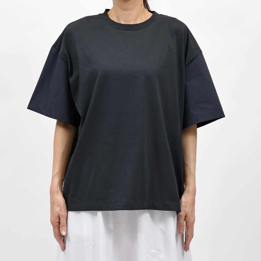 HERNO（ヘルノ）JG000320D-52000 ナイロンクルーネックTシャツ